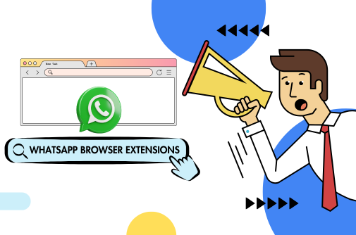 whatsApp web with browser extensions